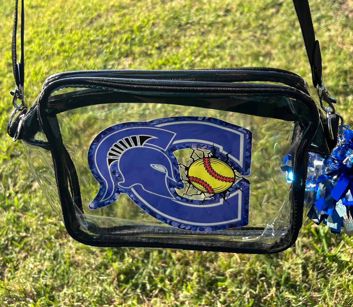 Custom Clear Stadium Purse