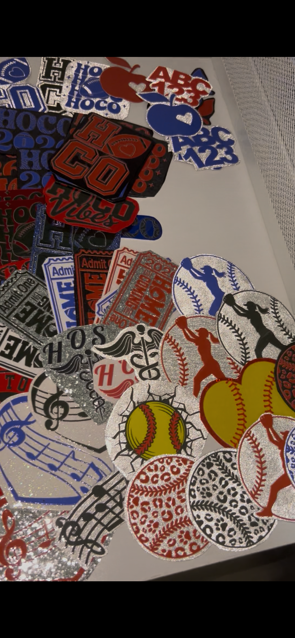 Color Cutouts, sticker & cardstock / Packages
