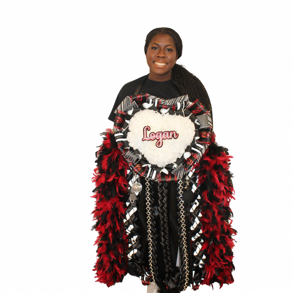 Homecoming Mum, Triple Heart (recommended Junior)