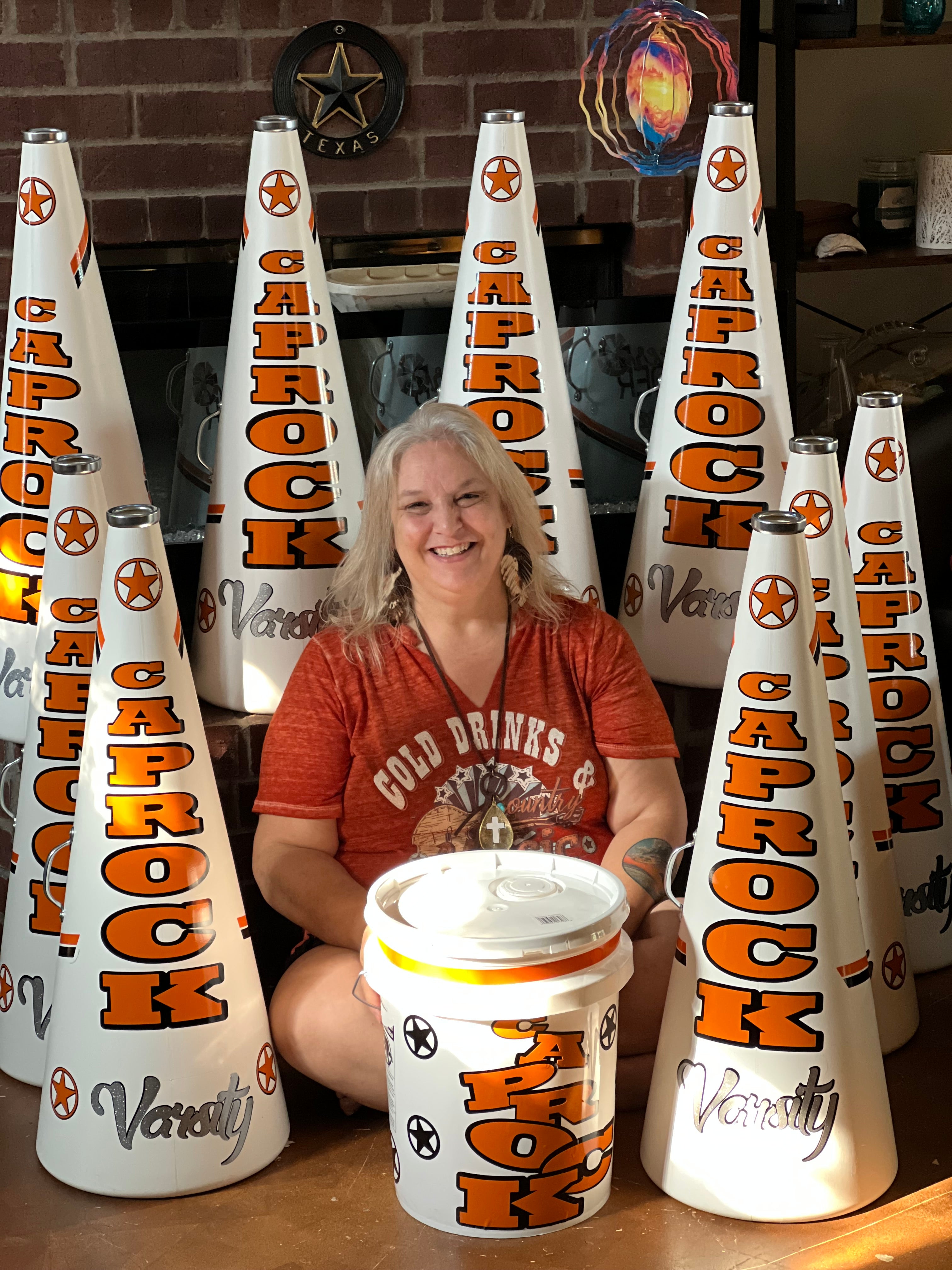 Custom Megaphones / Cheer buckets