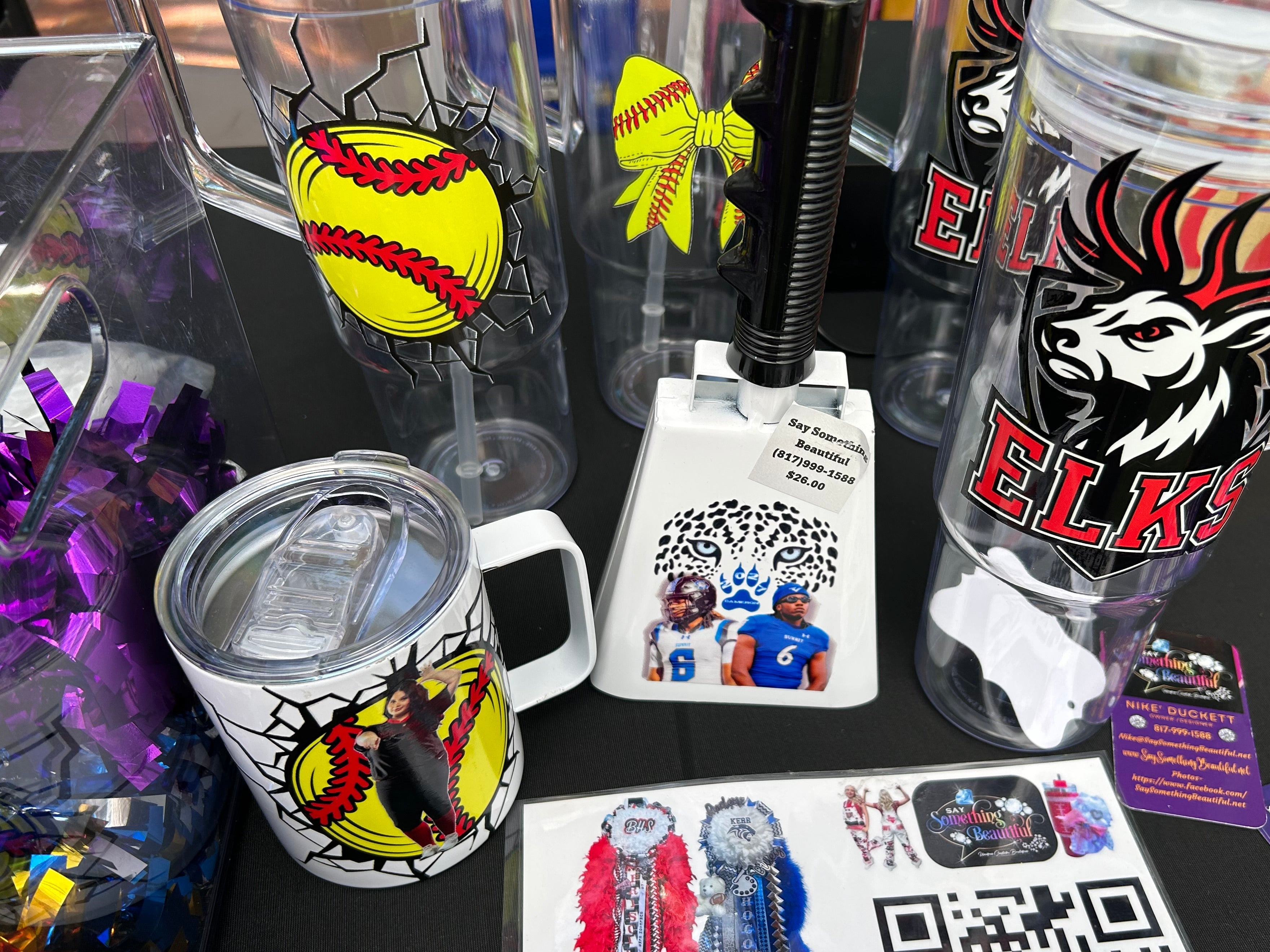 Custom Clear Tumblers; Any activity, Any Name, Any Custom