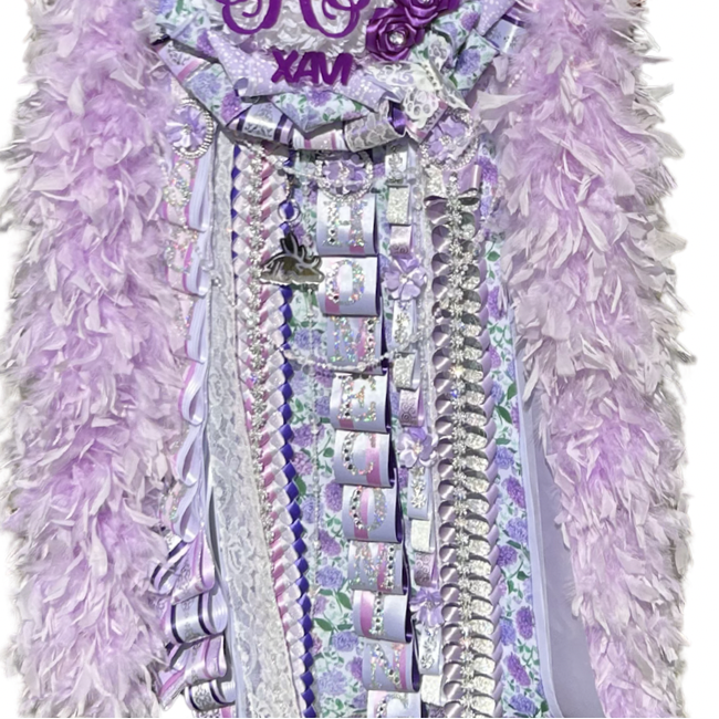 Homecoming Mum, 9" Flower plus Mega (Seniors Only) **Very Popular**  With Added bonus