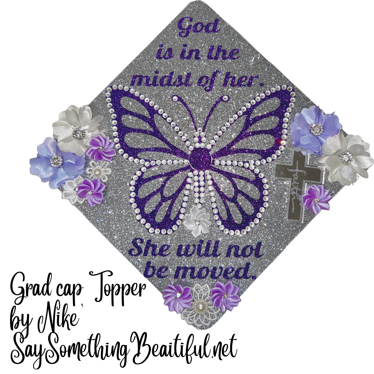 Graduation Grad Cap Topper for Seniors (High school, college, University, Trade).