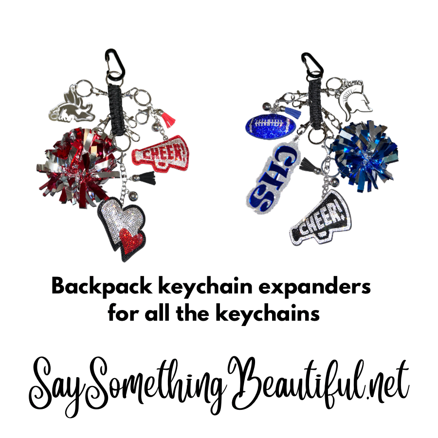 Custom Keychain Collection with expander for backpacks & bags