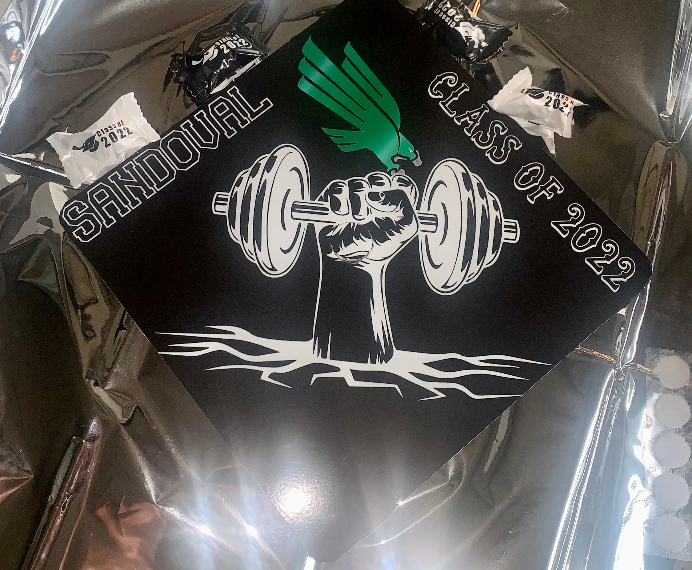Graduation Grad Cap Topper for Seniors (High school, college, University, Trade).