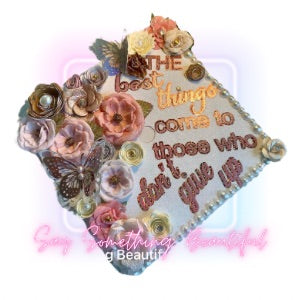 Graduation Grad Cap Topper for Seniors (High school, college, University, Trade).