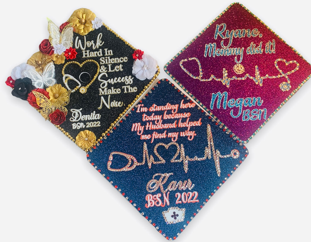 Graduation Grad Cap Topper for Seniors (High school, college, University, Trade).