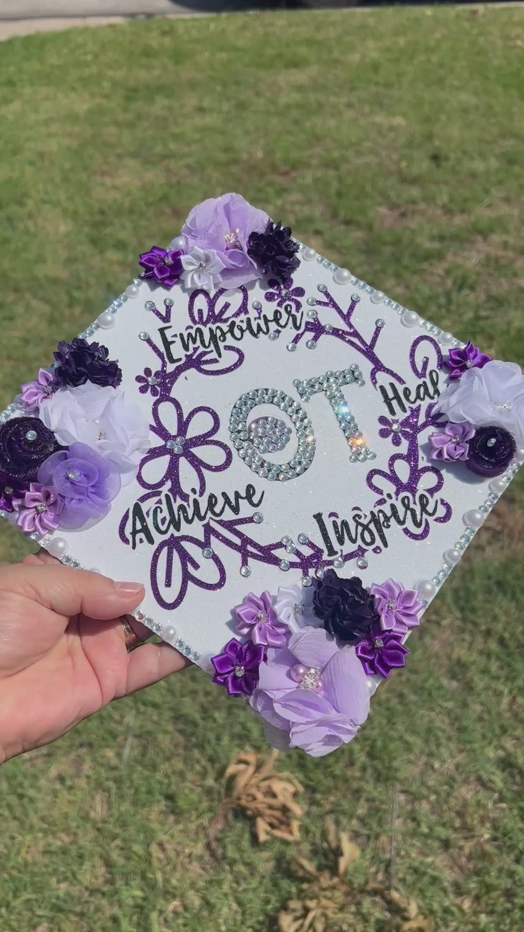Graduation Grad Cap Topper for Seniors (High school, college, University, Trade).